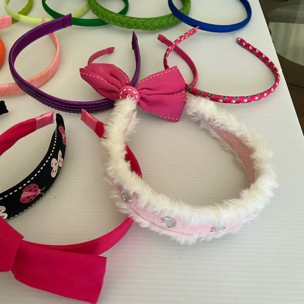 Lot of 15 assorted girls headbands